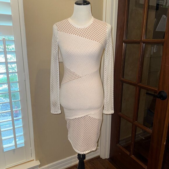 BCBG MAXAZARIA White Bodycon XS - Picture 1 of 4